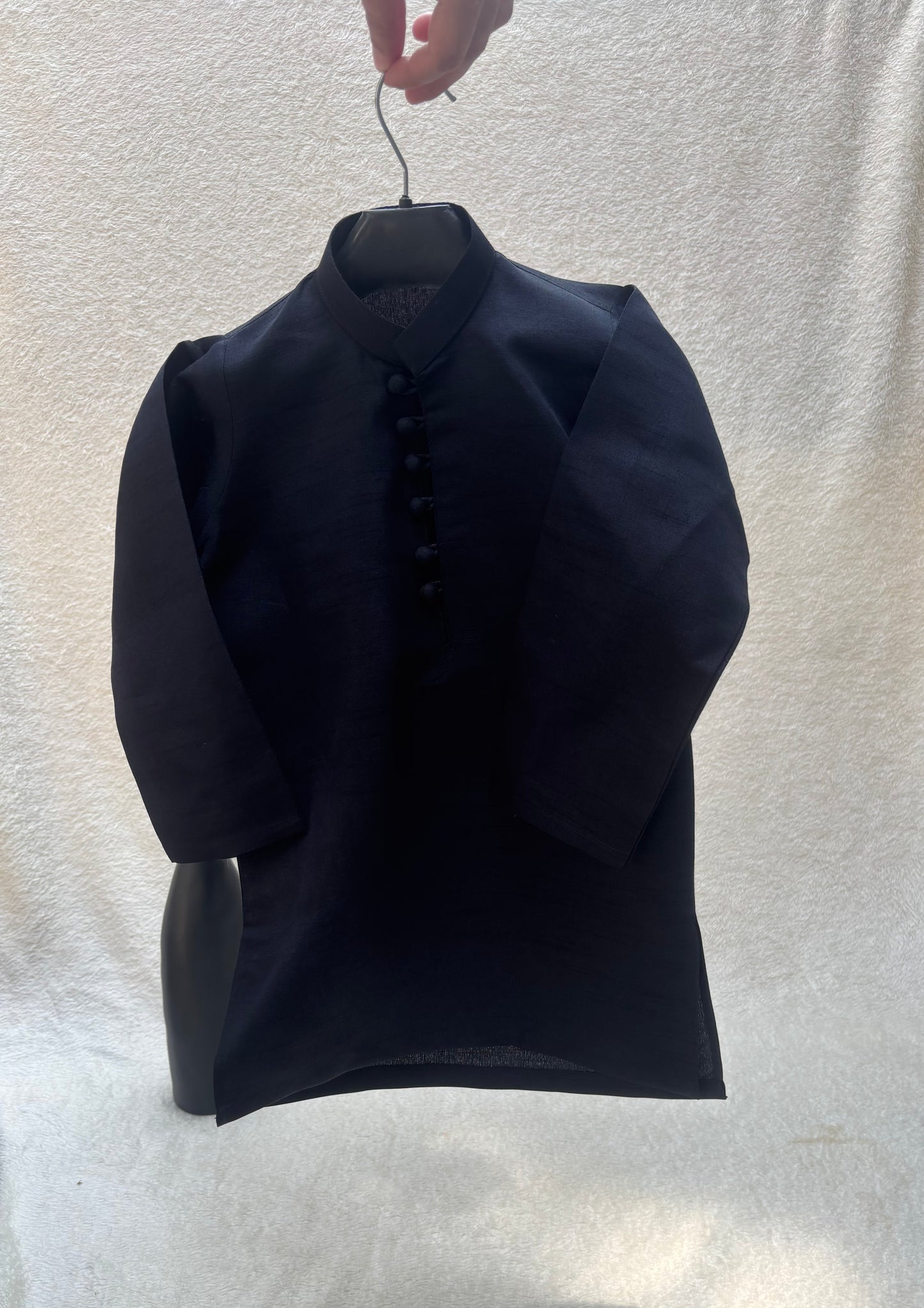 Green Self Sherwani Suit