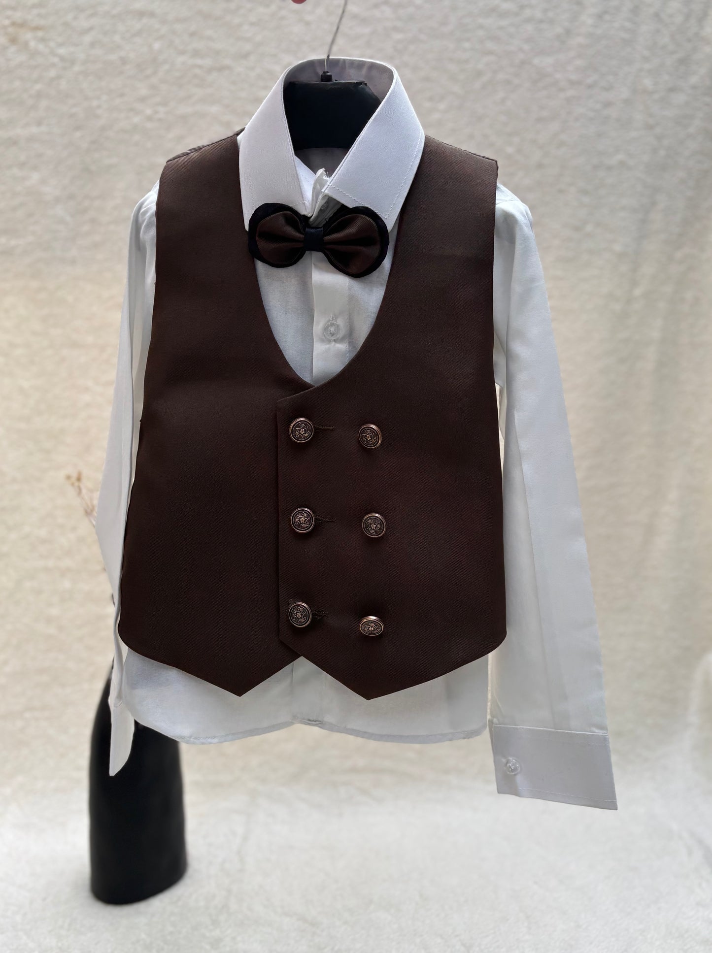 Greenish Brown Suit 4pc