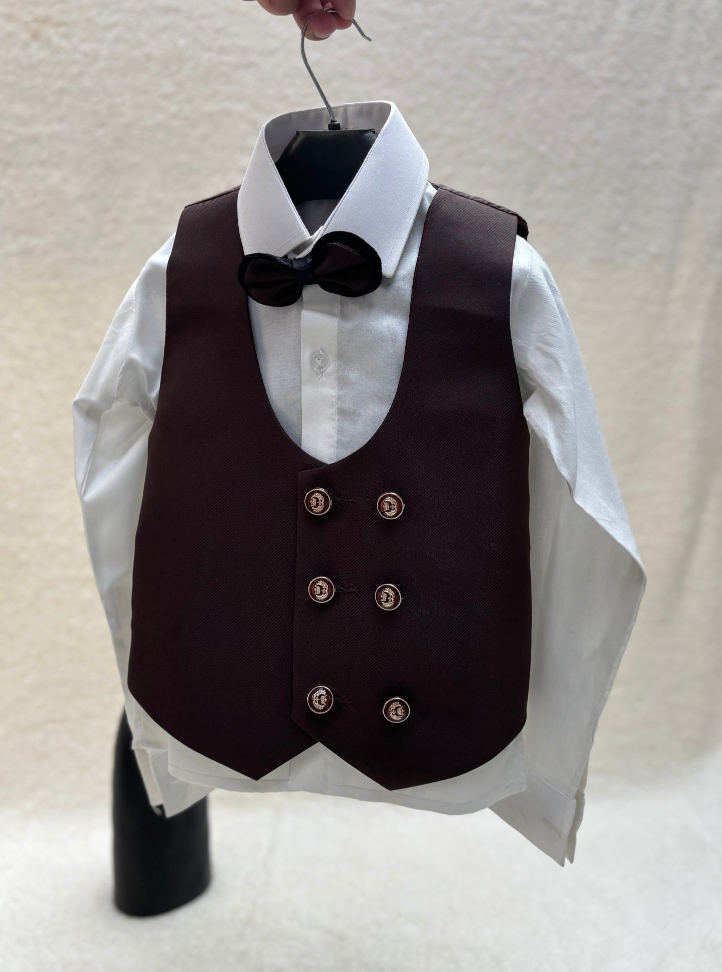 Dark Brown Suit 4pc