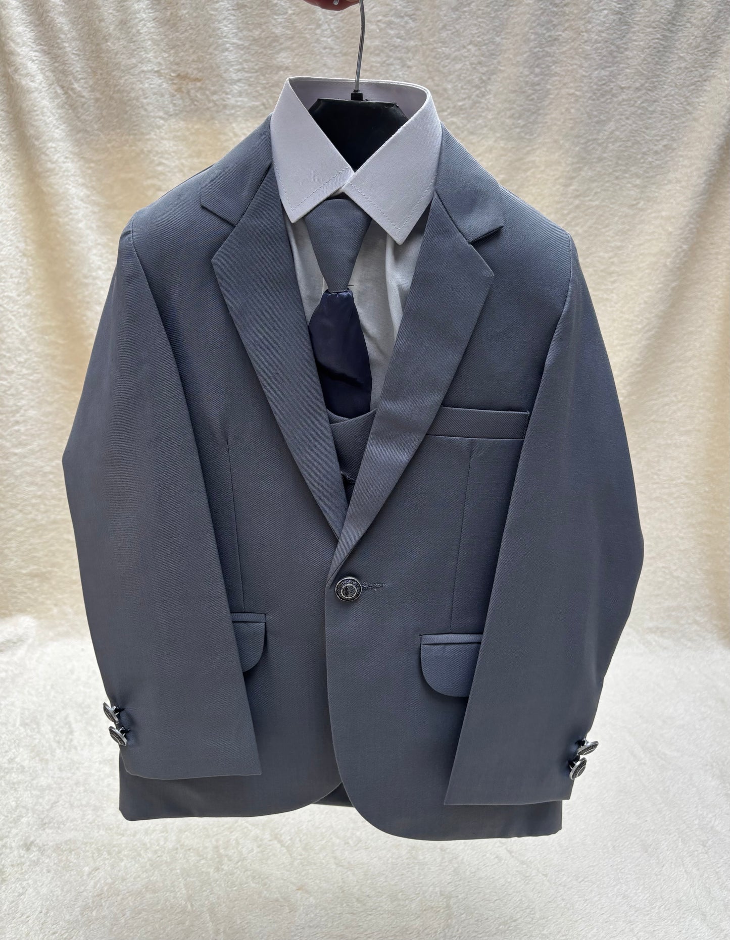 Light Gray Suit 4pc