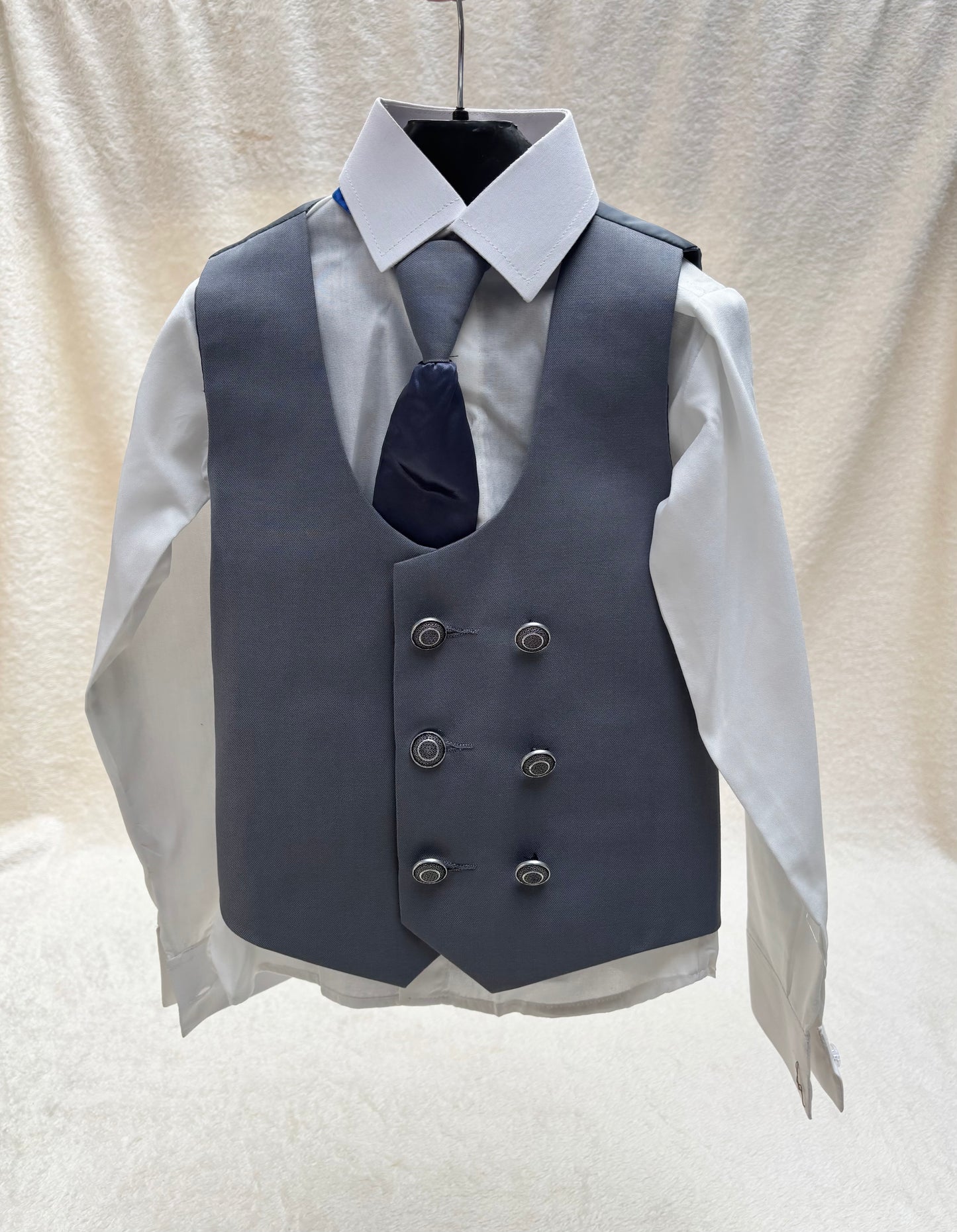Light Gray Suit 4pc