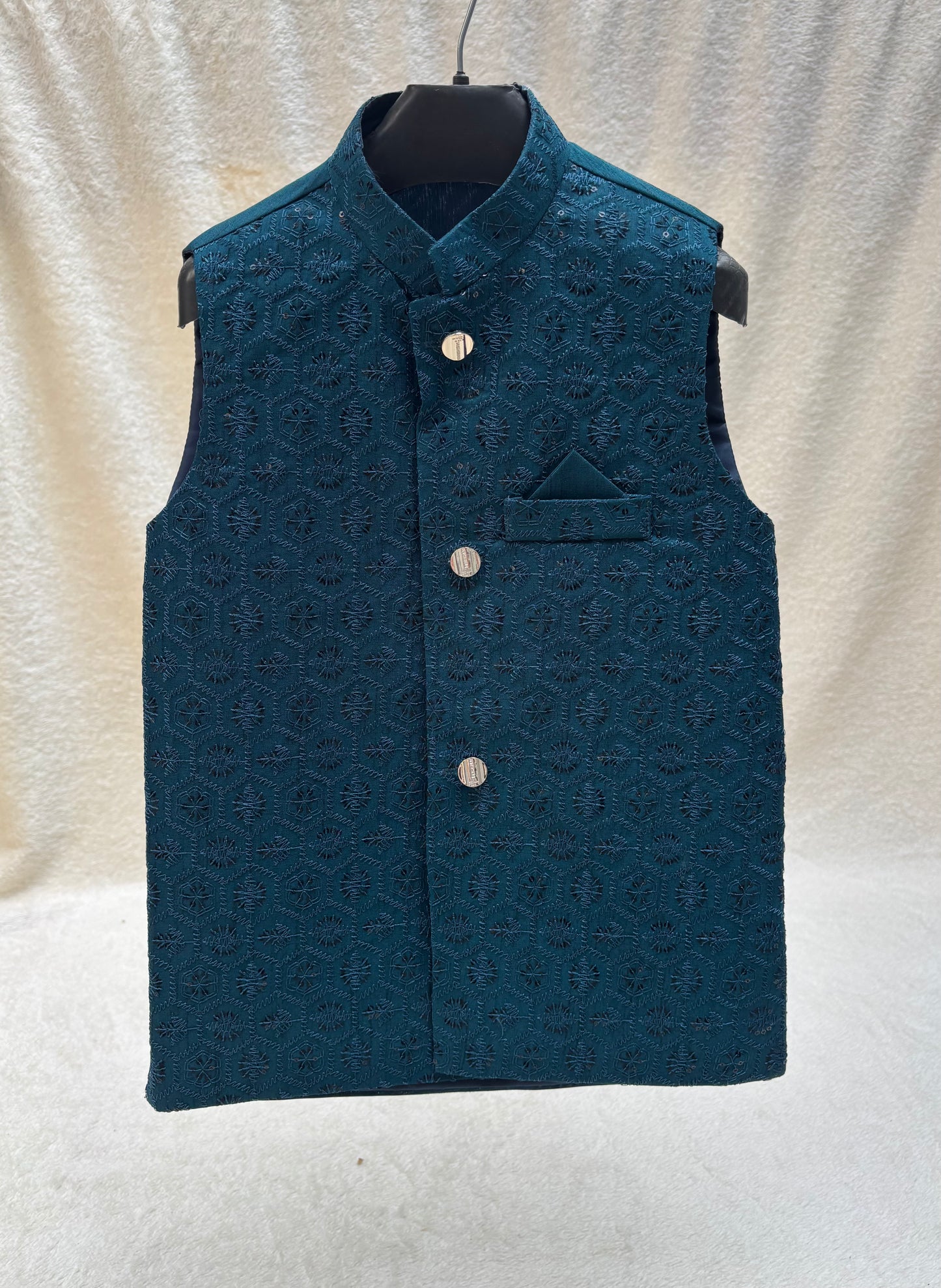Zinc Blue Waistcoat (102)