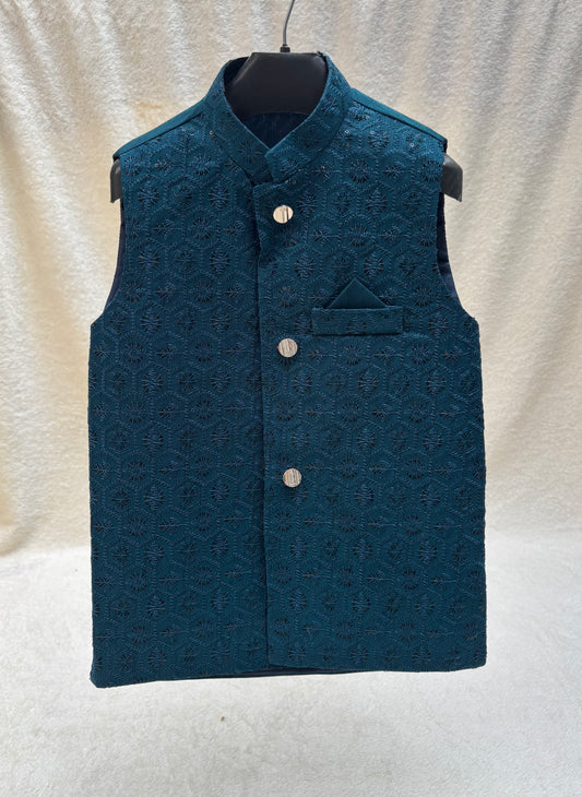 Zinc Blue Waistcoat (102)