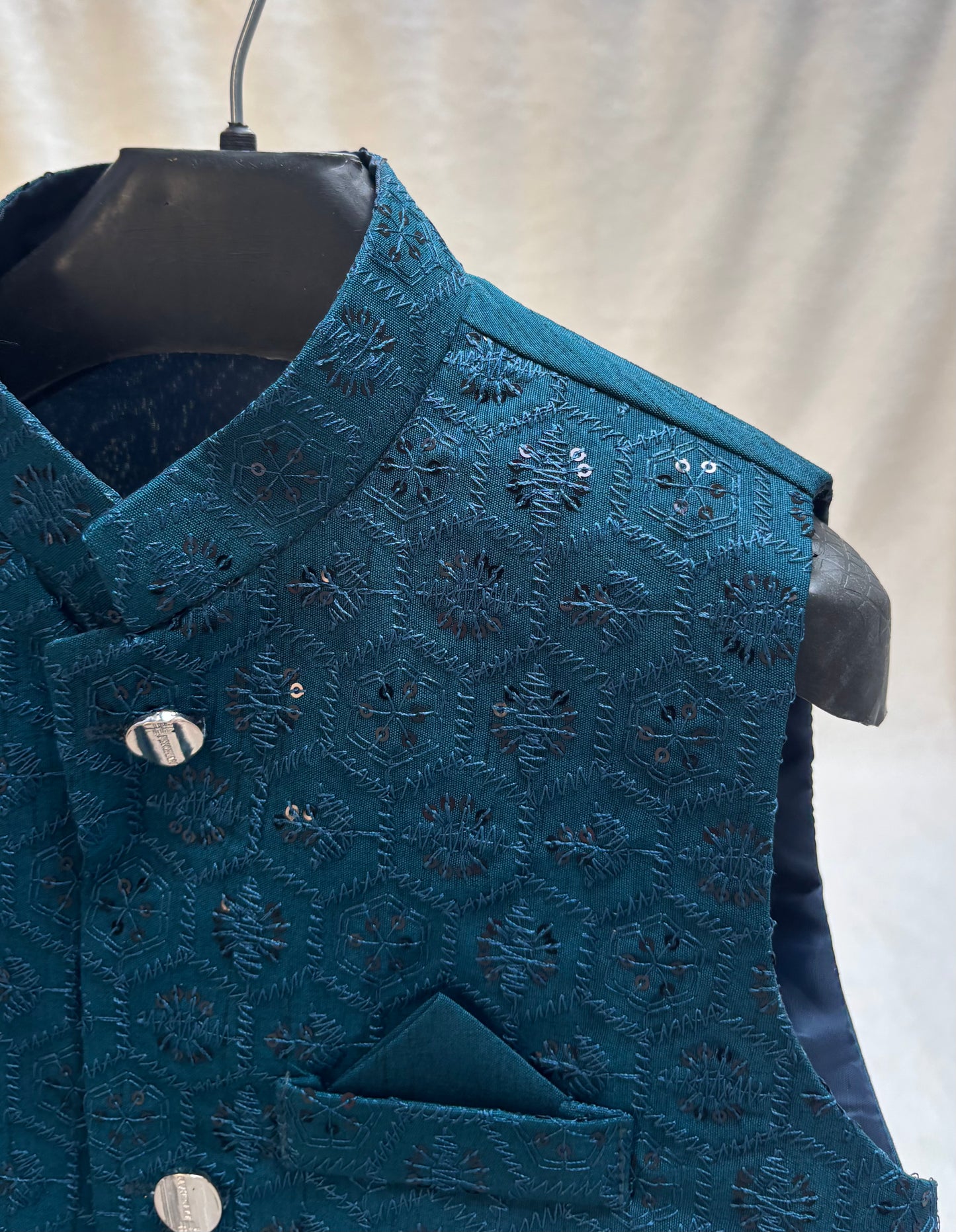 Zinc Blue Waistcoat (102)