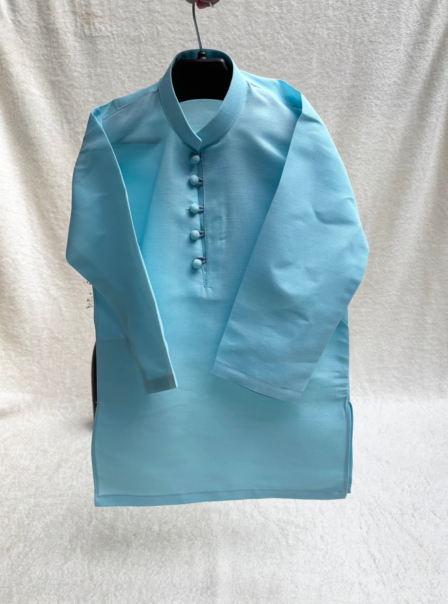Light Blue Embroidered Sherwani Suit (103)